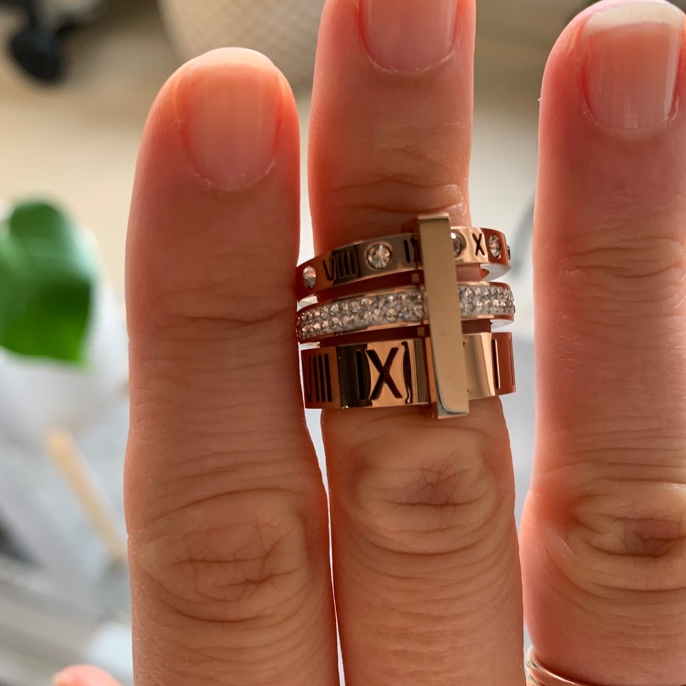 Stacked ring set - Picture 4 of 5
